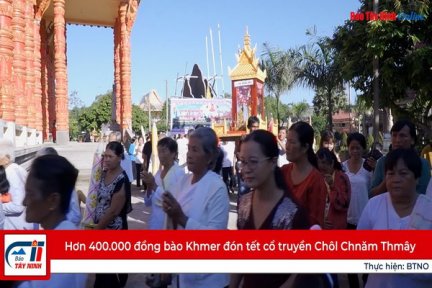 Hơn 400.000 đồng bào Khmer đón tết cổ truyền Chôl Chnăm Thmây