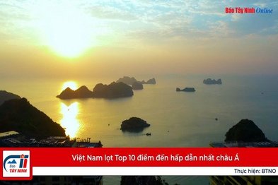 Việt Nam lọt Top 10 điểm đến hấp dẫn nhất châu Á