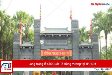 Long trọng lễ Giổ Quốc Tổ Hùng Vương tại TP.HCM