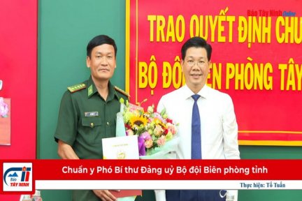 Chuẩn y Phó Bí thư Đảng uỷ Bộ đội Biên phòng tỉnh