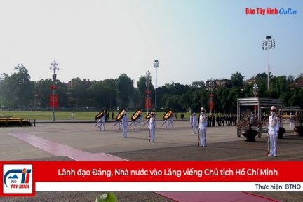 Lãnh đạo Đảng, Nhà nước vào Lăng viếng Chủ tịch Hồ Chí Minh