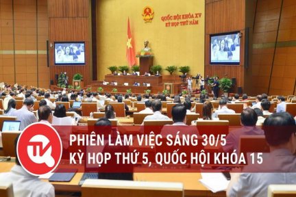 Trực tiếp: Quốc hội thảo luận về dự án Luật Giao dịch điện tử (sửa đổi), dự án hồ chứa nước Ka Pét