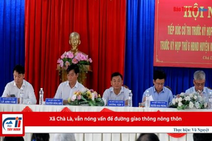 Xã Chà Là, vẫn nóng vấn đề đường giao thông nông thôn