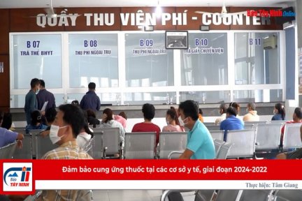 Đảm bảo cung ứng thuốc tại các cơ sở y tế, giai đoạn 2022-2024