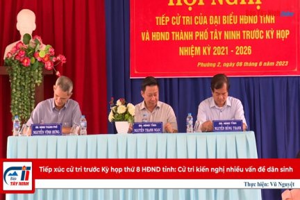 Tiếp xúc cử tri trước Kỳ họp thứ 8 HĐND tỉnh: Cử tri kiến nghị nhiều vấn đề dân sinh