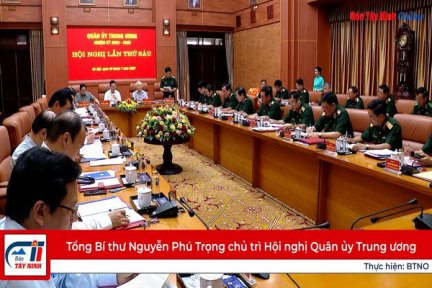 Tổng Bí thư Nguyễn Phú Trọng chủ trì Hội nghị Quân ủy Trung ương