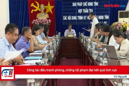 Công tác đấu tranh phòng, chống tội phạm đạt kết quả tích cực