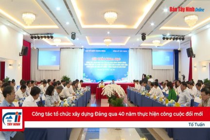 Công tác tổ chức xây dựng Đảng qua 40 năm thực hiện công cuộc đổi mới