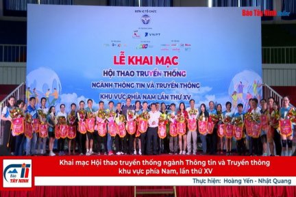 Khai mạc Hội thao truyền thống ngành Thông tin và Truyền thông khu vực phía Nam, lần thứ XV