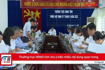 Thường trực HĐND tỉnh cho ý kiến nhiều nội dung quan trọng