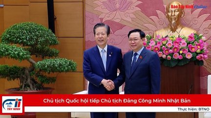 Chủ tịch Quốc hội tiếp Chủ tịch Đảng Công Minh Nhật Bản