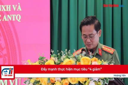 Đẩy mạnh thực hiện mục tiêu “4 giảm”