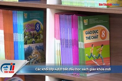 Các khối lớp 4,8,11 bắt đầu học sách giáo khoa mới