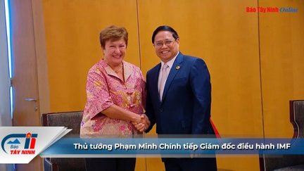 Thủ tướng Phạm Minh Chính tiếp Giám đốc điều hành IMF