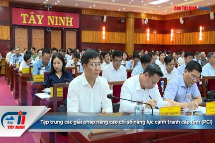 “Tập trung các giải pháp nâng cao chỉ số năng lực cạnh tranh cấp tỉnh”