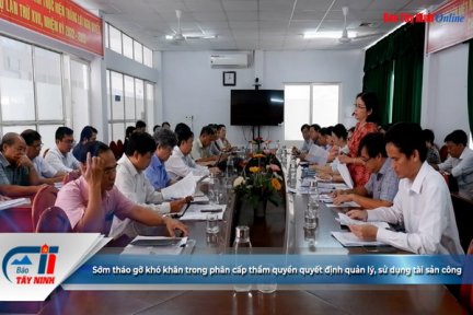 Sớm tháo gỡ khó khăn trong phân cấp thẩm quyền quyết định quản lý, sử dụng tài sản công