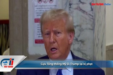 Cựu Tổng thống Mỹ D. Trump lại bị phạt