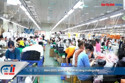 Năm 2023, kinh tế Tây Ninh tăng trưởng khá