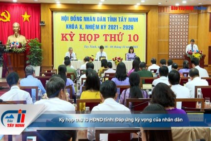 Kỳ họp thứ 10 HĐND tỉnh: Đáp ứng kỳ vọng của nhân dân