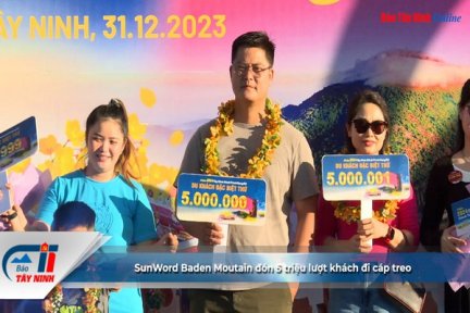 Sun World Baden Moutain đón 5 triệu lượt khách đi cáp treo