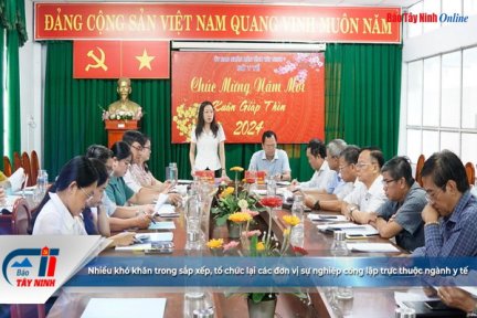 Nhiều khó khăn trong sắp xếp, tổ chức lại các đơn vị sự nghiệp công lập trực thuộc ngành y tế