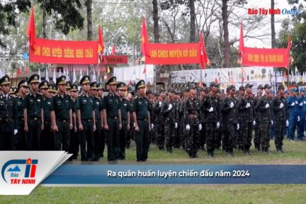 Ra quân huấn luyện chiến đấu năm 2024