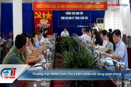 Thường trực HĐND tỉnh: Cho ý kiến nhiều nội dung quan trọng