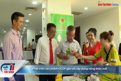 Phát triển sản phẩm OCOP gắn với xây dựng nông thôn mới