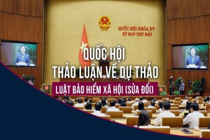 [Trực tiếp] Quốc hội thảo luận về dự thảo Luật Bảo hiểm xã hội (sửa đổi)