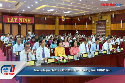 Miễn nhiệm chức vụ Phó Chủ tịch Thường trực UBND tỉnh