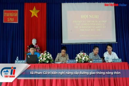 Xã Phan: Cử tri kiến nghị nâng cấp đường giao thông nông thôn