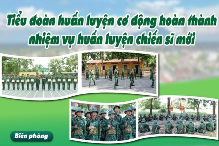 Tiểu đoàn Huấn luyện-Cơ động hoàn thành tốt nhiệm vụ huấn luyện chiến sĩ mới