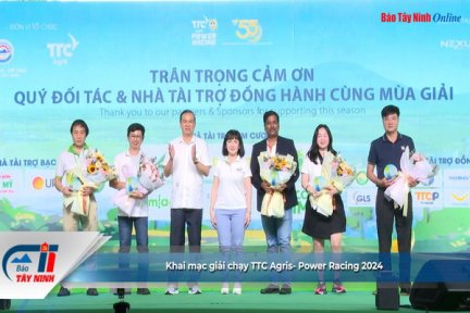 Khai mạc giải chạy TTC Agris- Power Racing 2024