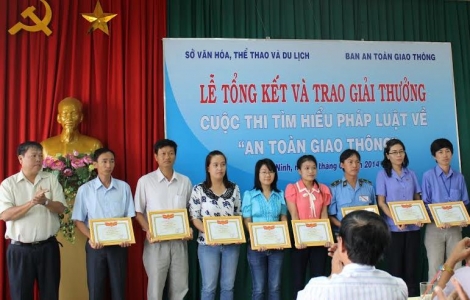 Tổng kết và trao giải cuộc thi Tìm hiểu pháp luật về an toàn giao thông