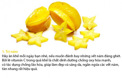 Đẹp dáng, sáng da nhờ quả khế siêu rẻ