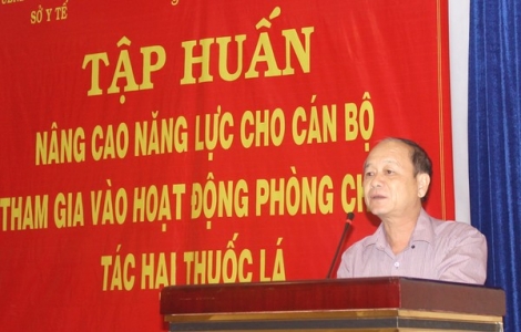 Nâng cao năng lực cho cán bộ tham gia vào hoạt động phòng chống tác hại thuốc lá