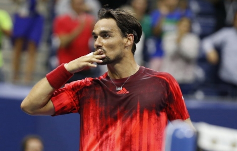 Thua ngược Fognini, Nadal chia tay Giải Mỹ mở rộng 2015