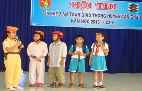 Tân Châu: Tổ chức Hội thi tìm hiểu về ATGT