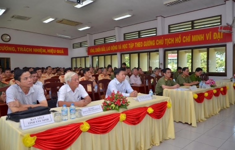 Công an Tây Ninh: Họp mặt kỷ niệm 70 năm ngày truyền thống lực lượng CSGT