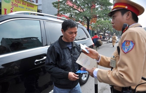 Mức phạt các lỗi vi phạm giao thông mới nhất với ô tô