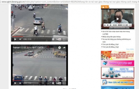Đà Nẵng đăng video tai nạn lên web để phân tích nguyên nhân