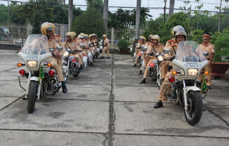 CATN: Ra quân cao điểm bảo đảm trật tự ATGT, trật tự xã hội dịp lễ, tết