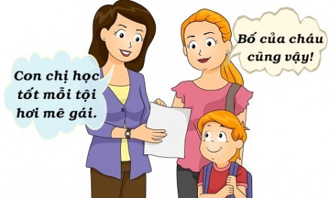 Bố cháu cũng mê gái