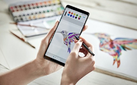 S Pen biến Galaxy Note 8 thành bảng vẽ thực thụ