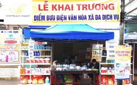 Phát triển điểm bưu điện văn hoá xã thành cửa hàng tiện ích