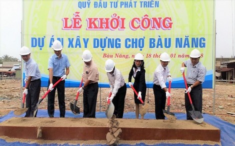 Khởi công xây dựng chợ Bàu Năng