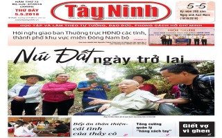 Điểm báo in Tây Ninh ngày 05.5.2018