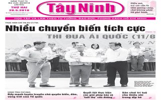 Điểm báo in Tây Ninh ngày 28.5.2018