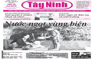 Điểm báo in Tây Ninh ngày 06.6.2018