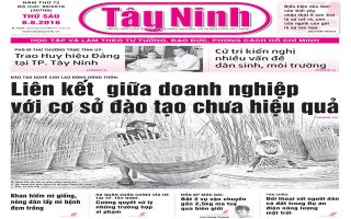 Điểm báo in Tây Ninh ngày 08.6.2018